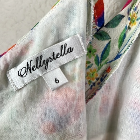 Nellystella Sasha Floral Cold Shoulder Dress Size 6 - Picture 7 of 8